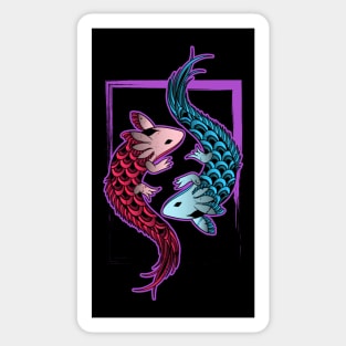 mexican axolotl Sticker